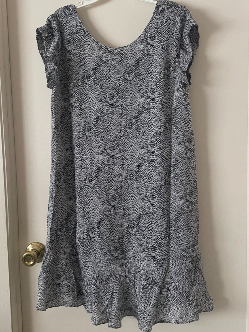 Joie Nella Snake Print 100% Silk Sz Small